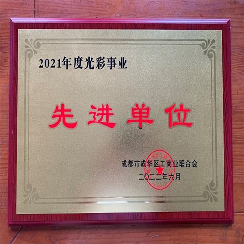 2021年度光彩事業(yè)先進單位